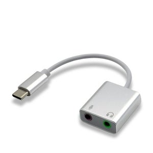 케이블메이트 USB C타입 7.1채널 사운드카드 CM4571 / CM-CU71S 실버