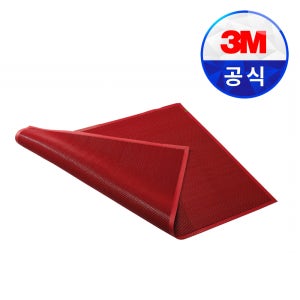 3M 엔트랩 미끄럼방지 매트 60X90cm 레드 욕실 바닥 사무실 매장 출입구