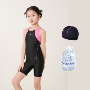 여자 아이 키즈 수영복 츠등학교 유치원