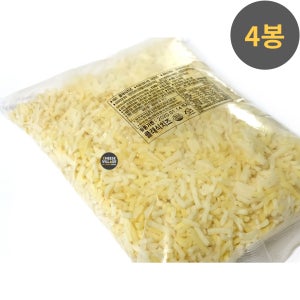치즈마을 클래식 슈레드 모짜렐라 피자치즈 자연산 99% 2.5kg, 4개