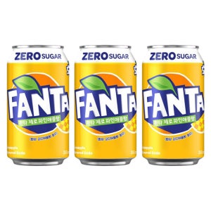 코카콜라 환타 파인애플 제로 355ml x 24개