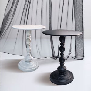 빈티지 원형 철제 사이드테이블 침대 거실 쇼파 미니테이블