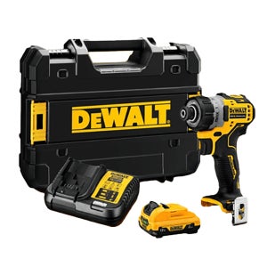 디월트 DCF601D1 충전 컴팩트 스크류 드라이버 12V 전동 공구 배터리(2.0) 1개 세트