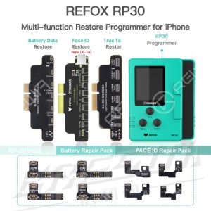 REFOXRP30 다기능 프로그래머 아이폰 X 13 페이스 ID 픽스 도트 프로젝터 감지 배터리 트루 톤 수리 도구 세트