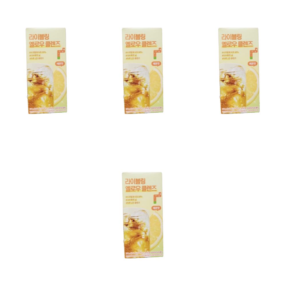 라이블링 <b>클렌즈</b> <b>그린케어</b> 레몬맛 4박스 40포 5ml