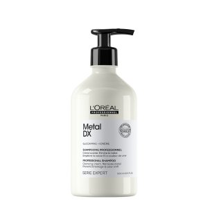 [염색메이트] [손상염색모발용] 로레알 프로페셔널 메탈 디엑스 샴푸 500ML