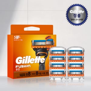 질레트 2024 퓨전 매뉴얼 면도날 8개입