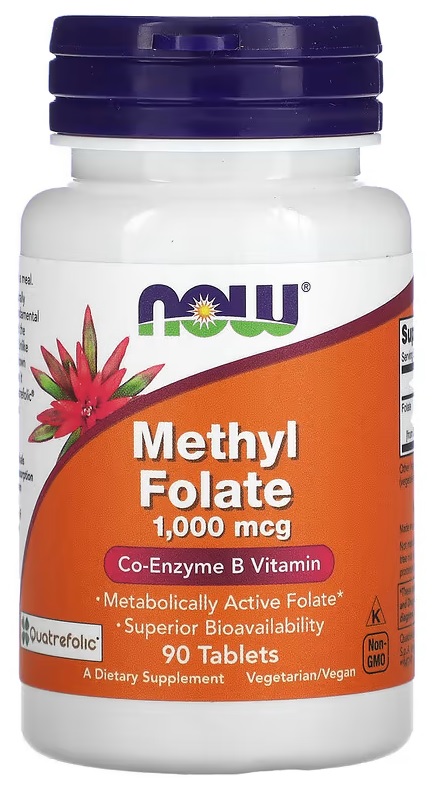 <b>나우푸드 메틸엽산</b> 1,000mcg 90정