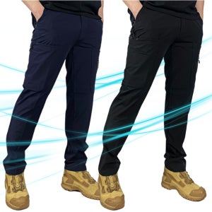 여름 벌룬 포켓 작업복 바지 ML 남성 남자 스판 등산 노가다 하의 냉감팬츠 빅사이즈