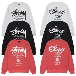 스투시 월드투어 크루넥 맨투맨 3913792