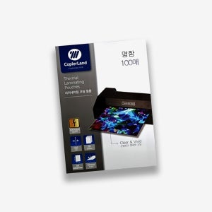명함코팅지 정전기방지 코팅필름 시트 기계코팅지 65x95mm 100mic 100매