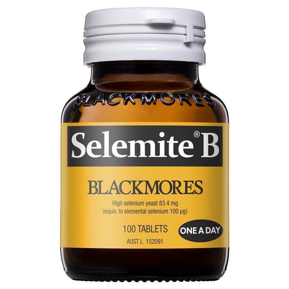 <b>블랙모어스</b> 셀레마이트 B 100mcg <b>셀레늄</b> 비타민 100 정