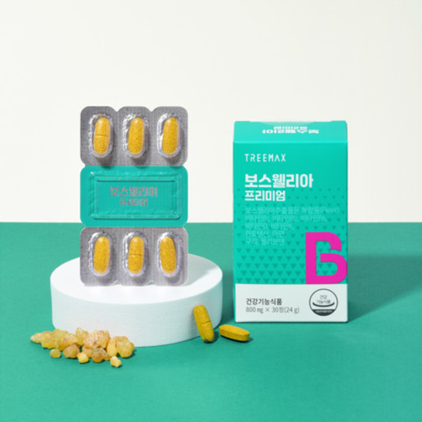 트리맥스 <b>보스웰리아</b> 프리미엄 1box (800mgx30정) 리포좀 <b>관절</b> 영양제 1개월분