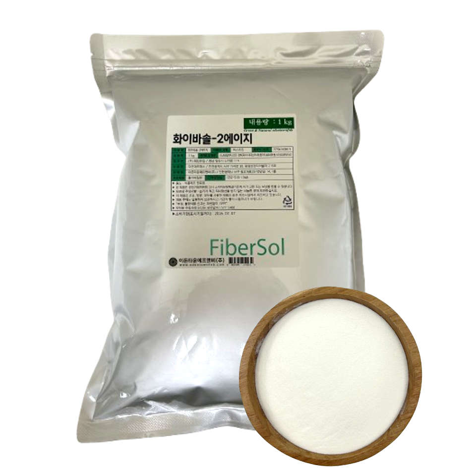 화이바솔-2 <b>난소화성 말토덱스트린</b> 식이섬유 분말 가루 파우더 대용량 1kg