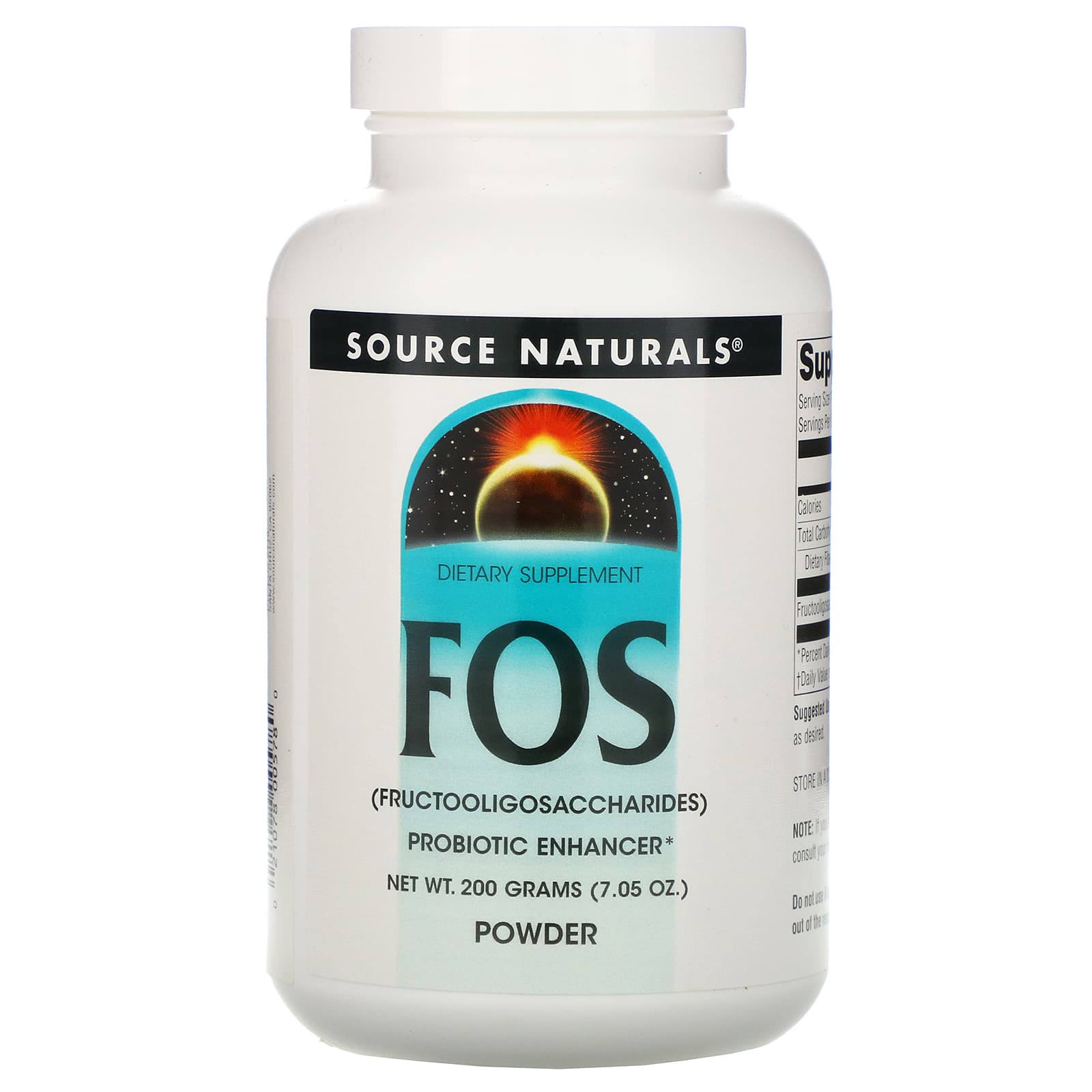 소스네츄럴스 FOS 분말 200g(7.05oz)