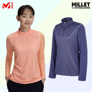 밀레 등산티셔츠 여성 기능성 스판 긴팔 클랩온 하이브리드 집업 MXTST501 11