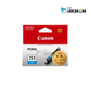 CLI-751C (캐논 751C) 파랑 정품잉크 MG5470 MX727 IP8770