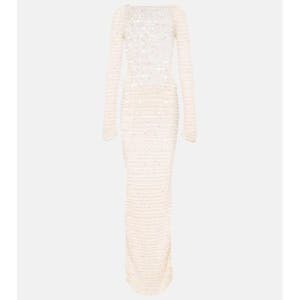 아야 뮤즈 시퀸 맥시 드레스 옐로 P00896112