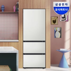삼성전자 비스포크 키친핏 3도어 김치냉장고 RQ33DB74D2AP 313L 색상 선택