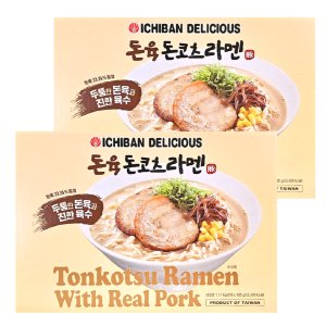 코스트코 돈코츠라멘 이치방 돈육 돈코츠라멘 1.11KG [185G X 6개] 2박스