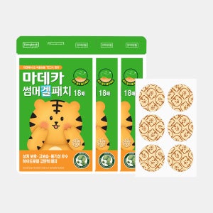 동국제약 마데카 썸머 겔 패치 18매 3개, 6개 택1 (총 54매, 108매) / 유아 어린이 밴드 스티커 썸머패치