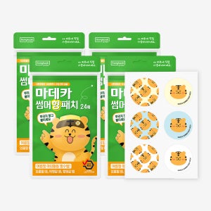 동국제약 마데카 썸머 향 패치 24매 4개 (총 96매) / 모기 벌레 기피제 유아 어린이 캠핑 야외활동 밴드 스티커 시트로넬라