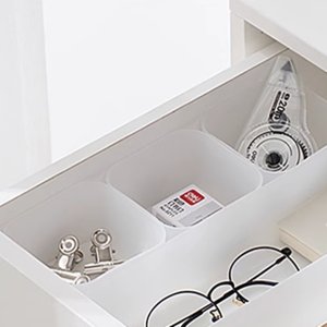 로이리빙샵 반투명 화장대 서랍정리함 서랍칸막이 싱크대수납 트레이 책상 정리함 미니