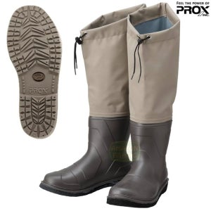프록스 테프론 폴리에스테르 웨이더 부츠 무릎장화 PX3382 L 낚시장화