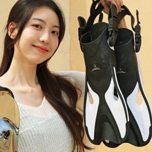 이치언리븐 벨루윙 오리발 숏핀 스노쿨링 수영 프리다이빙핀 힐스트랩