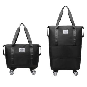 맨사템 가벼운 1박2일 이민 바퀴달린 접이식 캐리어 여행가방