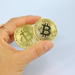 비트코인 골프볼마커 10개 (투명케이스포장) 버디나비 캐디 라운딩 필드