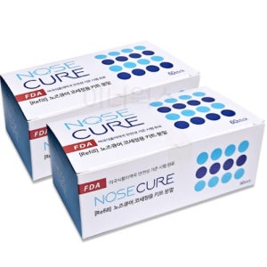 [120포] 노즈큐어 코세정 리필분말 60포 2개 코세척 국산 FDA