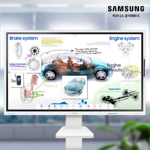 삼성 전자칠판 75WM 189cm 플립 프로 LH75WMBWLGCXKR 4K 스마트 보드