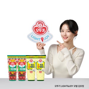 오뚜기 LIGHT&JOY 1/2 하프 케찹 2개+하프 마요네스 2개
