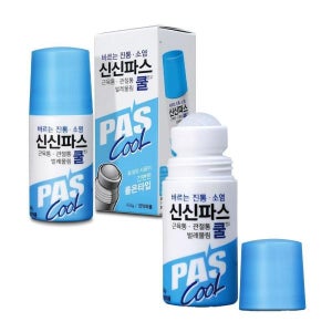[2개] 신신파스 쿨 바르는 연고 60g 물파스 벌레물림 모기 진통 소염