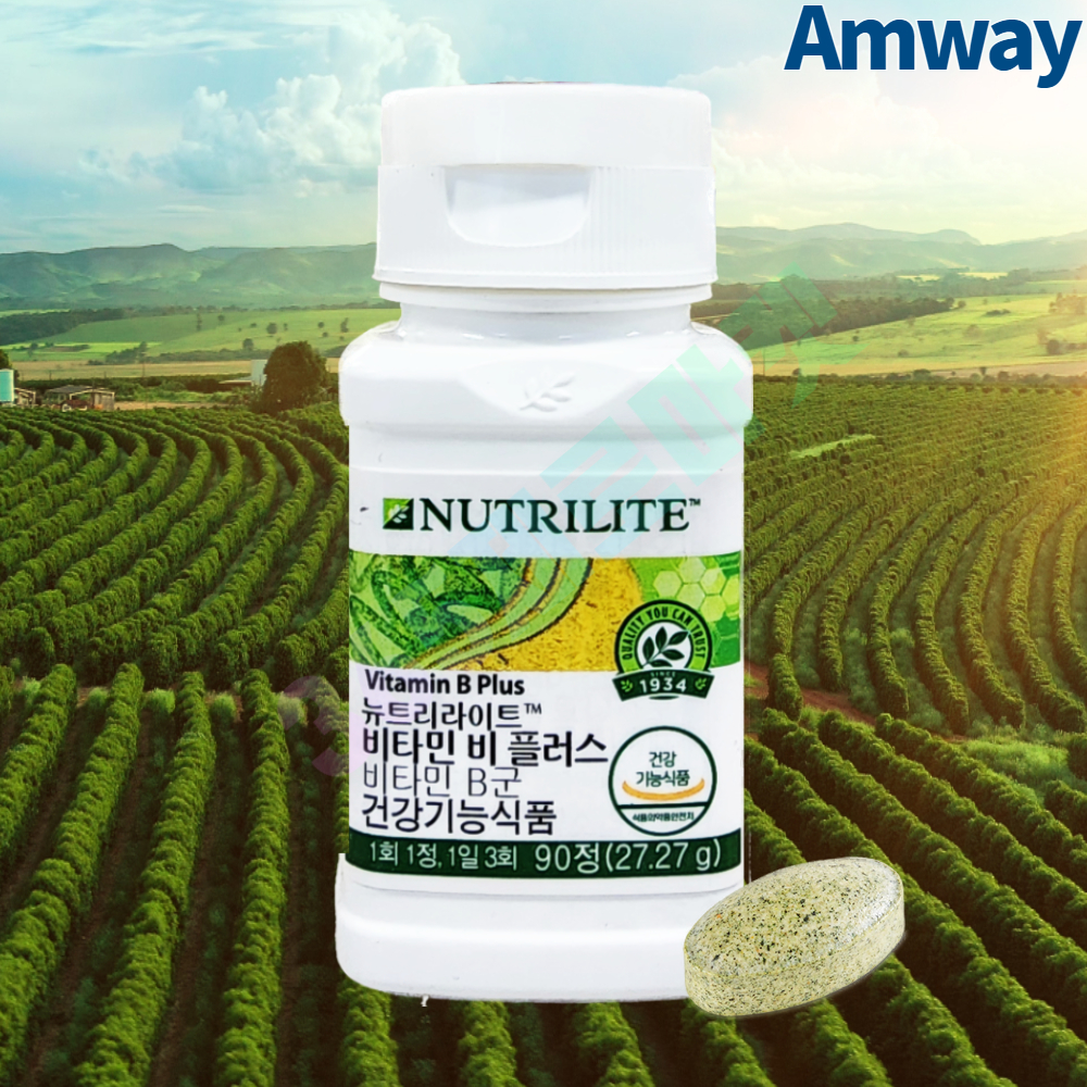 암웨이 비타민 비 플러스 90정 / 8가지 비타민B 군 영양소 뉴트리라이트