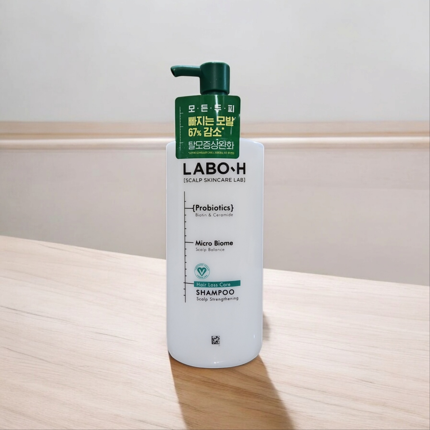 <b>라보에이치 프로바이오틱스</b> 탈모완화 두피강화 샴푸 400ml 1개
