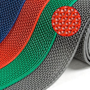 미끄럼방지 매트 롤 15m 바닥 깔판 현관 실외 깔개 패드 수영장 야외 롤 고무 논슬립 PVC 대리석 타일 복도 매장 4격자 90cm