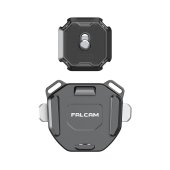FALCAM F38 카메라 숄더 스트랩 마운트 퀵 릴리즈 키트 V2 QR판과 클립 이미지