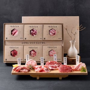 케이미트 도토리 먹은 돼지고기 이베리코 오마카세 1.2kg(갈비살 목살 항정살 악어살 황제살 세크레토밸리)