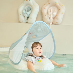 하베브릭스 유아 아기 스위밍 튜브 베어스트라이프