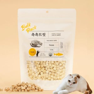 (동결건조사은품) 촉촉트릿 강아지 고양이 동결건조 간식 for CAT 연어, 120g, 1개