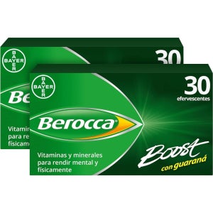 스페인 베로카 부스트 발포비타민 구아라나 함유 집중력지원 60정