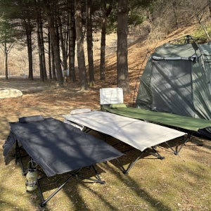 휴대용 신형 와이드 야전침대 경량 캠핑 낚시 휴식 간이침대