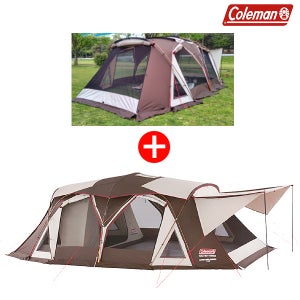 [콜맨] 4S 와이드 2룸 코쿤 III 6인용텐트 / 2000036431 감성텐트 [텐트 + 코쿤 플라이 시트 추가 구성]