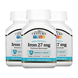 21세기센트리 하이포텐시 철분제 27mg 110정 3팩 21센츄리
