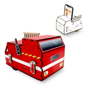 DIY 이미지 코딩 로봇 소방봇 만들기 - 인공지능 빛 감지 코딩 교육용 교구 조립 키트