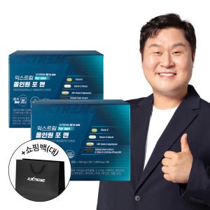 익스트림 남성 올인원 영양제 멀티 종합 비타민 멀티팩 포맨 30포, 2개