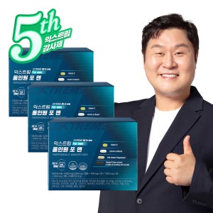 익스트림 남성 올인원 영양제 멀티 종합 비타민 멀티팩 포맨 30포, 3개