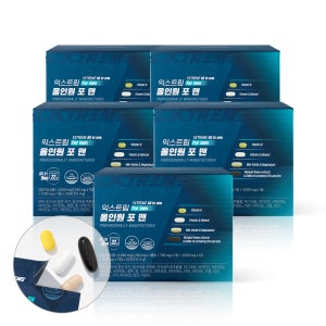 익스트림 남성 올인원 영양제 멀티 종합 비타민 멀티팩 포맨 30포, 5개